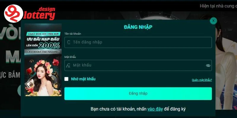 Cách Đăng Nhập 92LOTTERY Nhanh Chóng - Trải Nghiệm Mượt Mà 1 Hướng dẫn chi tiết các bước đăng nhập 92LOTTERY