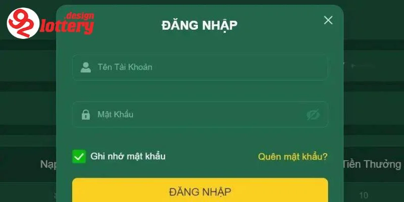 Cách Đăng Nhập 92LOTTERY Nhanh Chóng - Trải Nghiệm Mượt Mà 2 Các vấn đề thường gặp khi đăng nhập và cách khắc phục